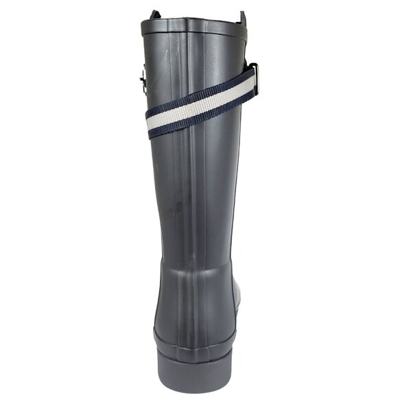 NWT Hunter Original Refined Webbing Backstrap Rain Boot Women’s Size 8 Slate - Picture 4 of 10